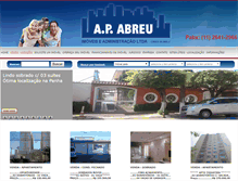 Tablet Screenshot of apabreuimoveis.com.br
